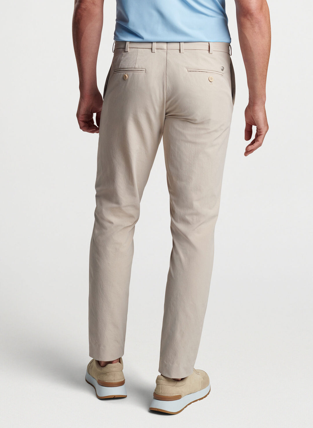 Peter Millar Surge Performance Trouser In Oatmeal