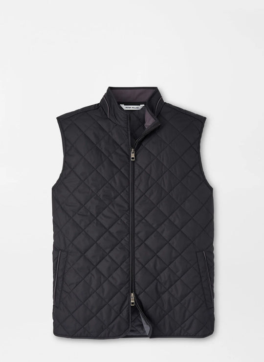 Lonesome Valley Peter Millar Essex Vest In Black