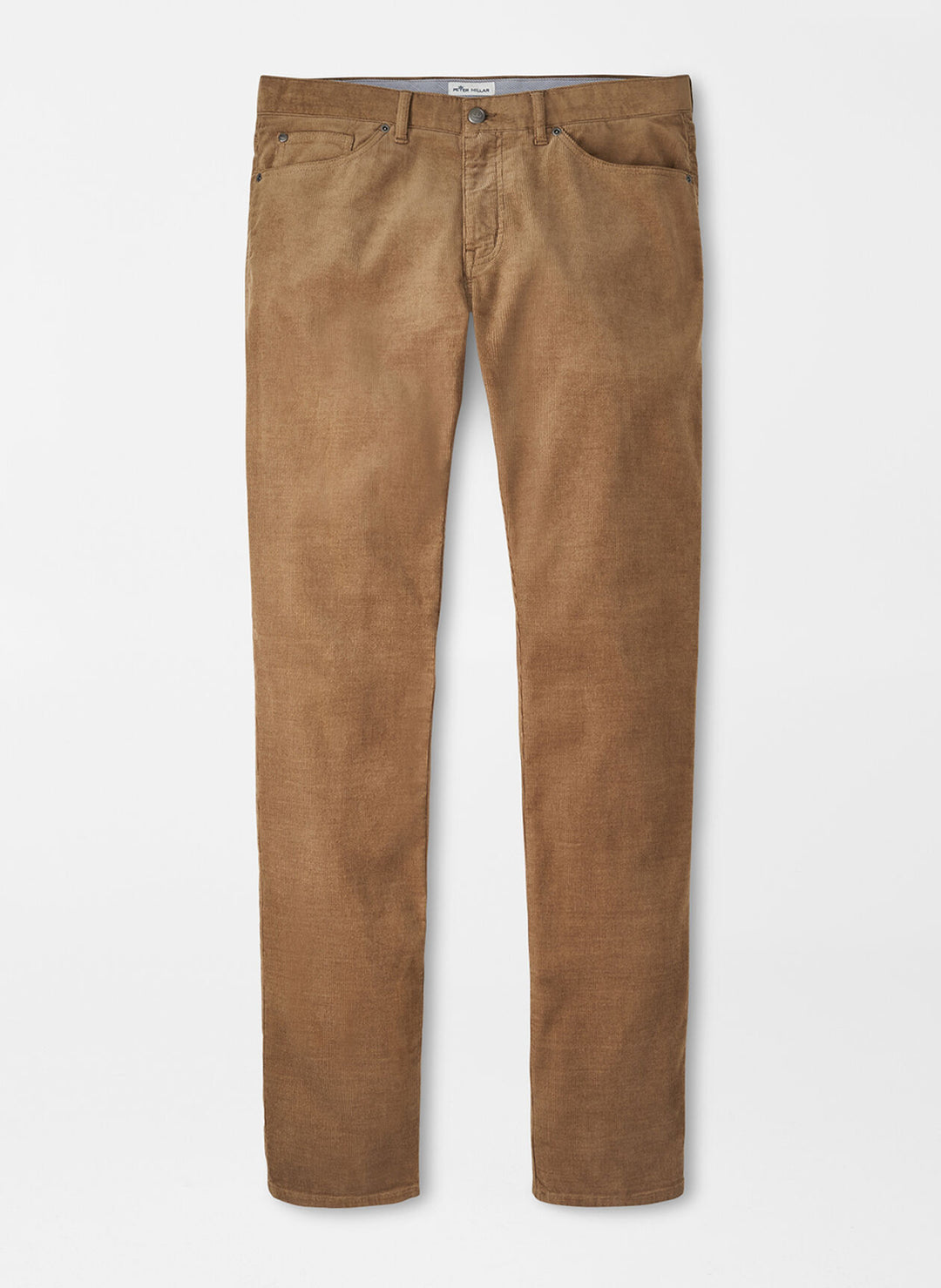 Peter Millar Superior Soft Corduroy Five-Pocket Pant In Khaki