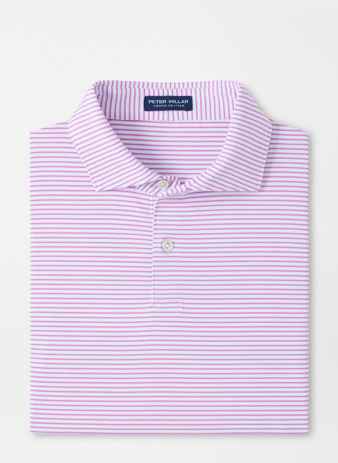 Peter Millar Ambrose Performance Jersey Polo In White