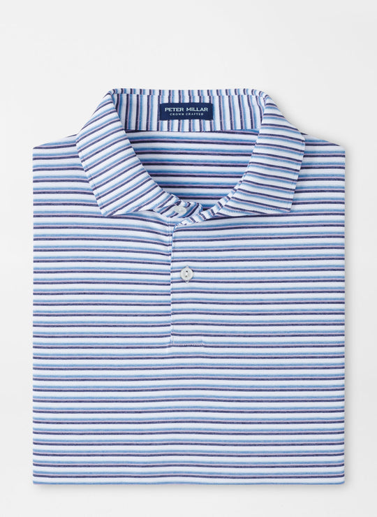 Peter Millar McCraven Performance Jersey Polo In White