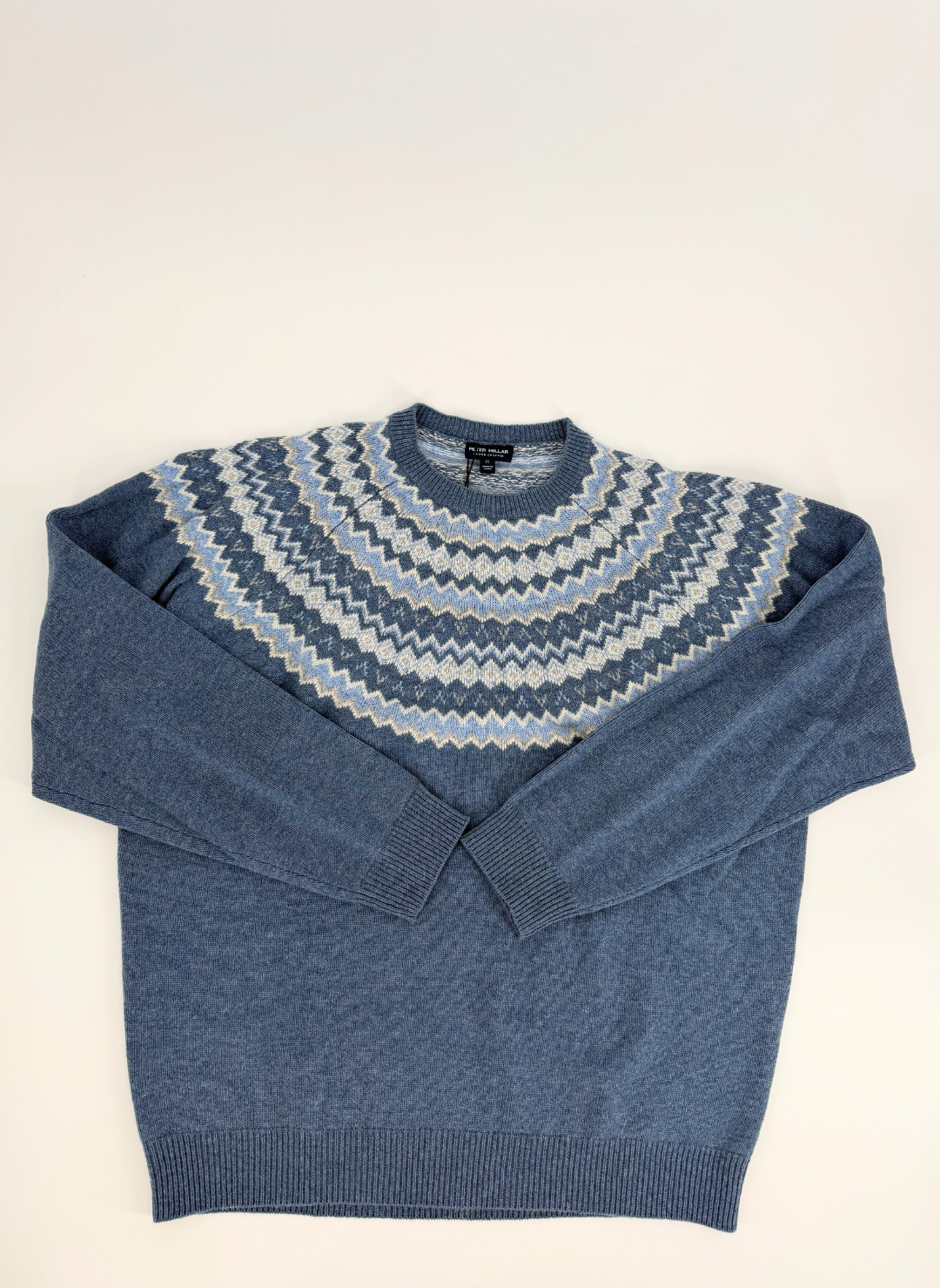 Fairisle Crewneck in Blue