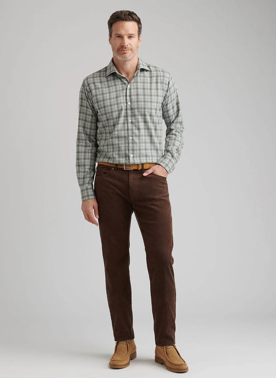 Peter Millar Superior Soft Corduroy Five-Pocket Pant In French Press