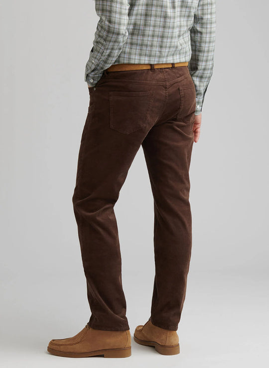 Peter Millar Superior Soft Corduroy Five-Pocket Pant In French Press