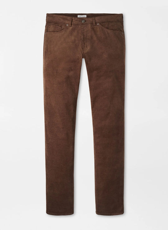 Peter Millar Superior Soft Corduroy Five-Pocket Pant In French Press