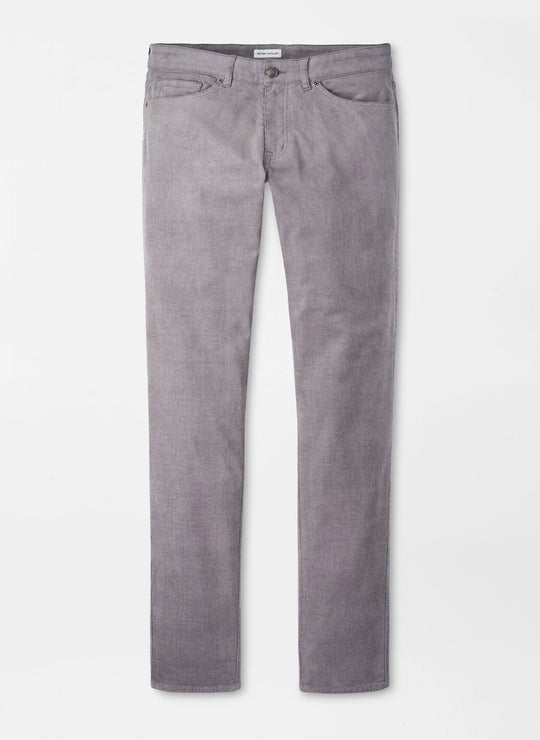 Peter Millar Superior Soft Corduroy Five-Pocket Pant In Oslo Grey