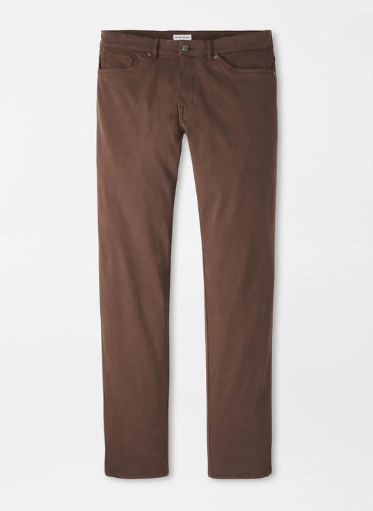 Peter Millar Signature Sateen Five-Pocket Pant In French Press
