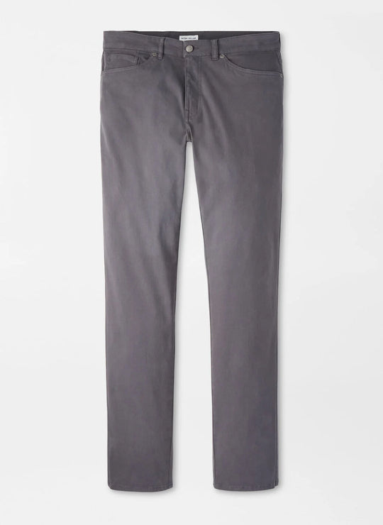 Peter Millar Signature Sateen Five-Pocket Pant In Iridium