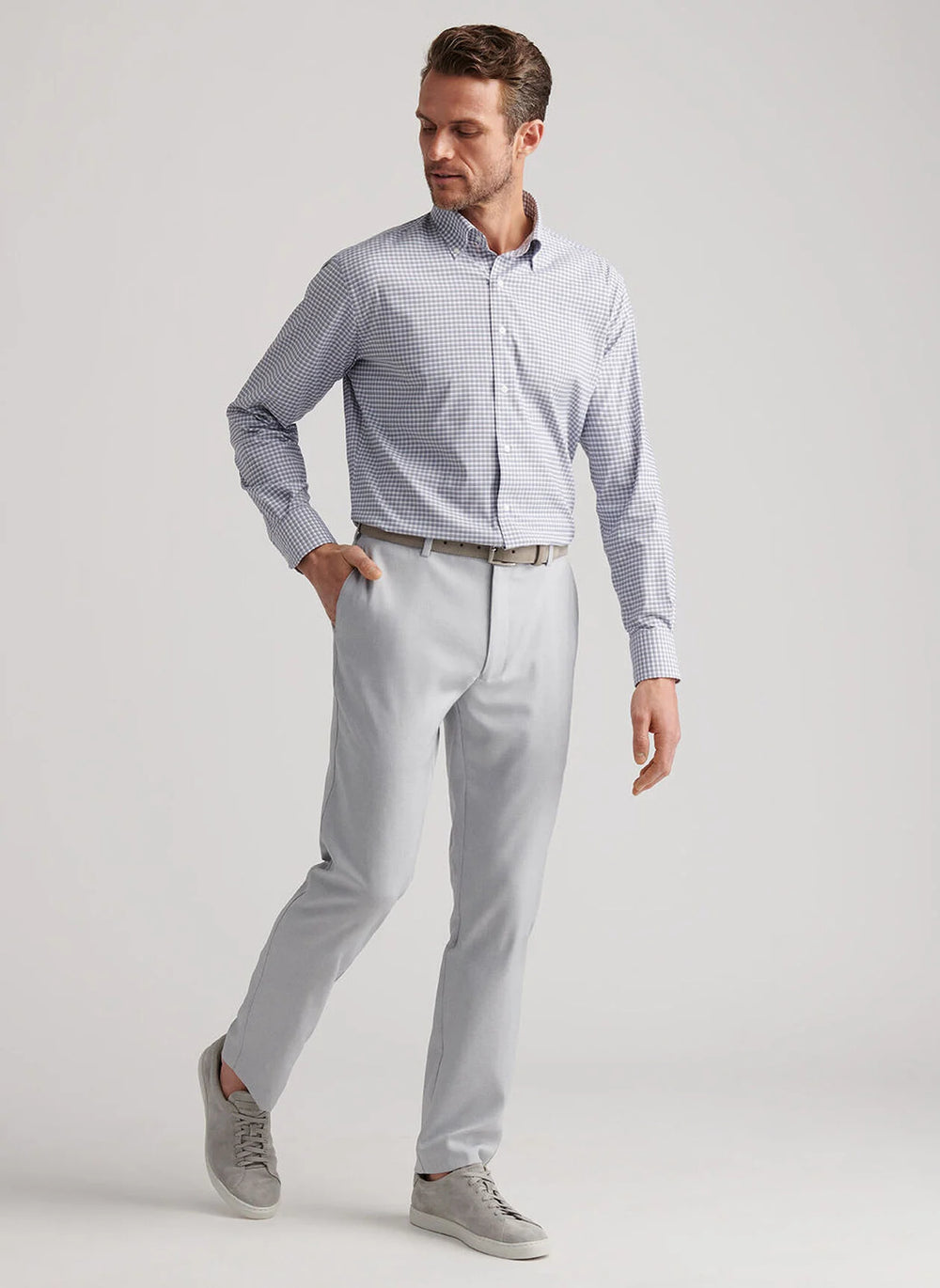 Peter Millar Charlotte Performance Trouser In Gale Grey