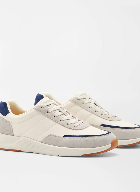 Peter Millar Journeyman Sneaker In Ivory