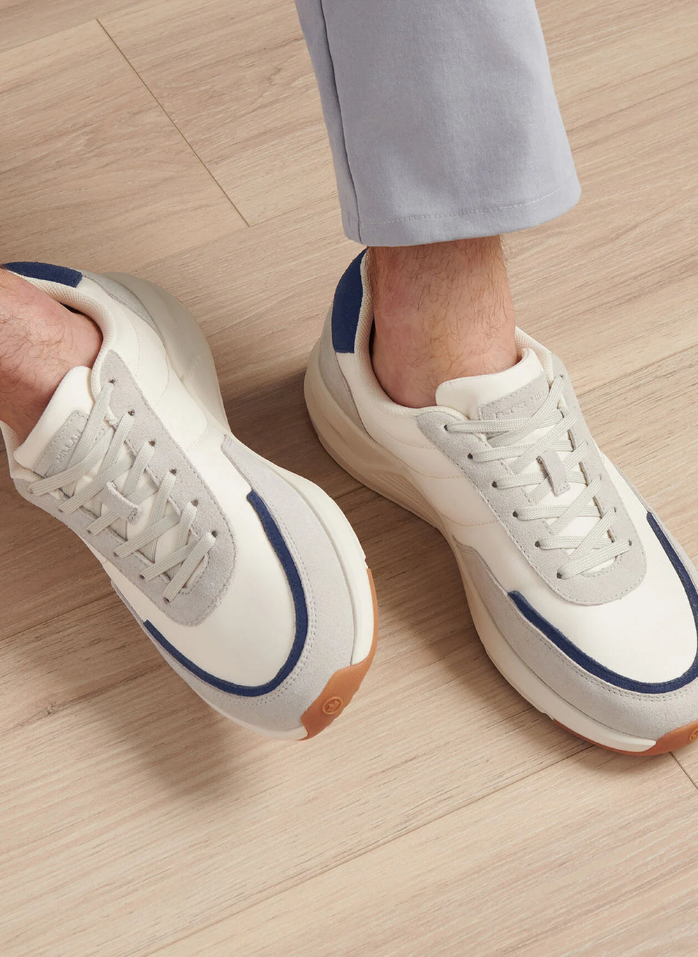 Peter Millar Journeyman Sneaker In Ivory