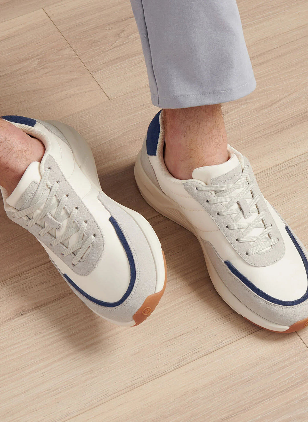 Peter Millar Journeyman Sneaker In Ivory