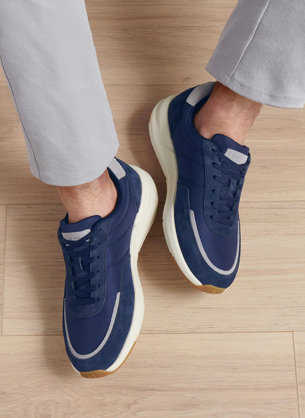 Peter Millar Journeyman Sneaker In Navy