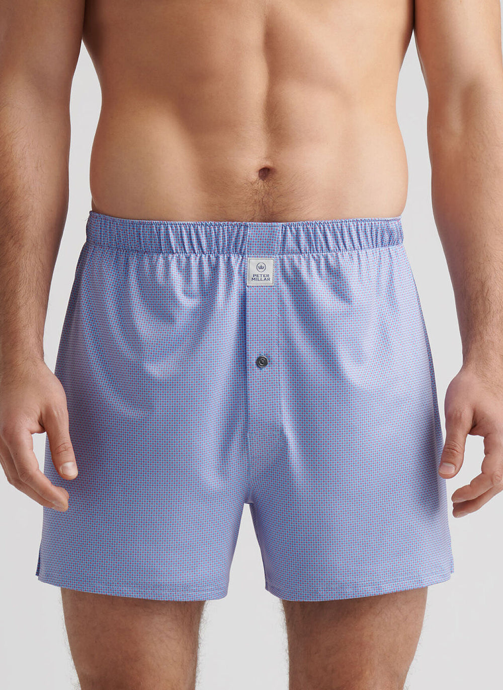 Peter Millar Phoenix Performance Boxer Short In Cottage Blue