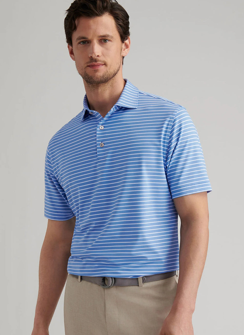 Peter Millar Dunnes Performance Jersey Polo In Evening Tide