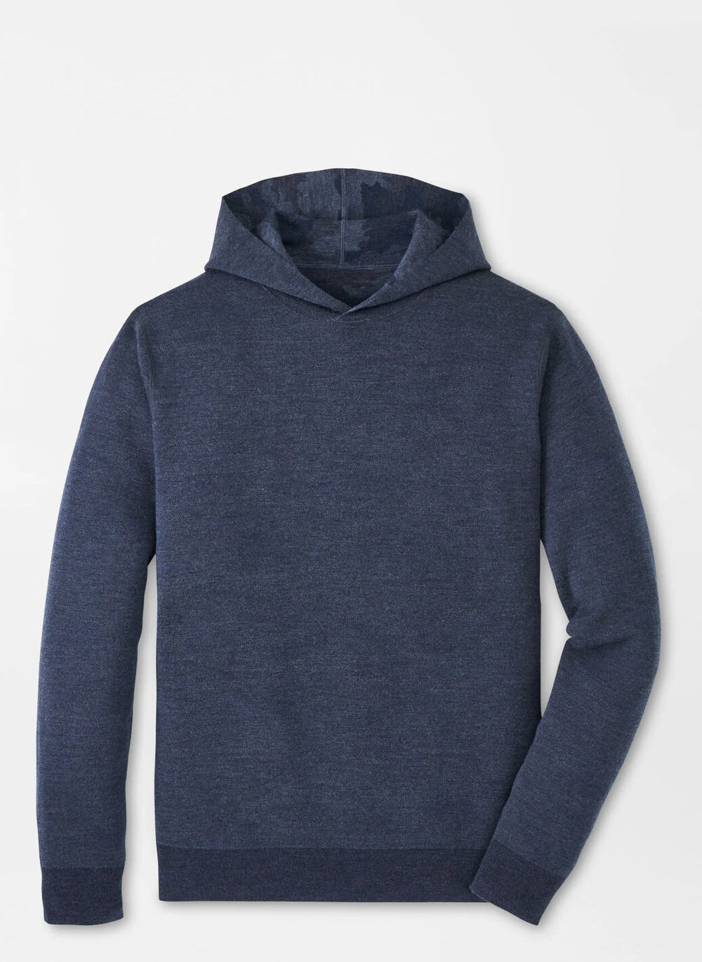 Peter Millar Reversible Camo Popover Hoodie In Blue Haze