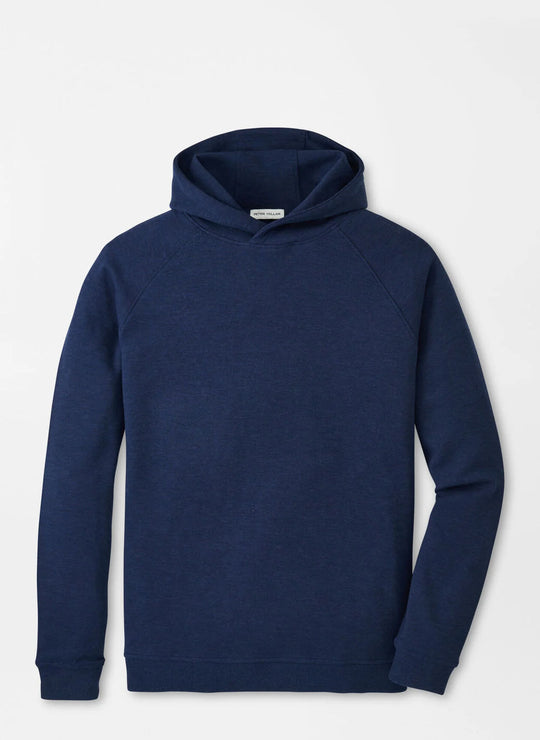 Peter Millar Crown Comfort Knit Hoodie In Navy