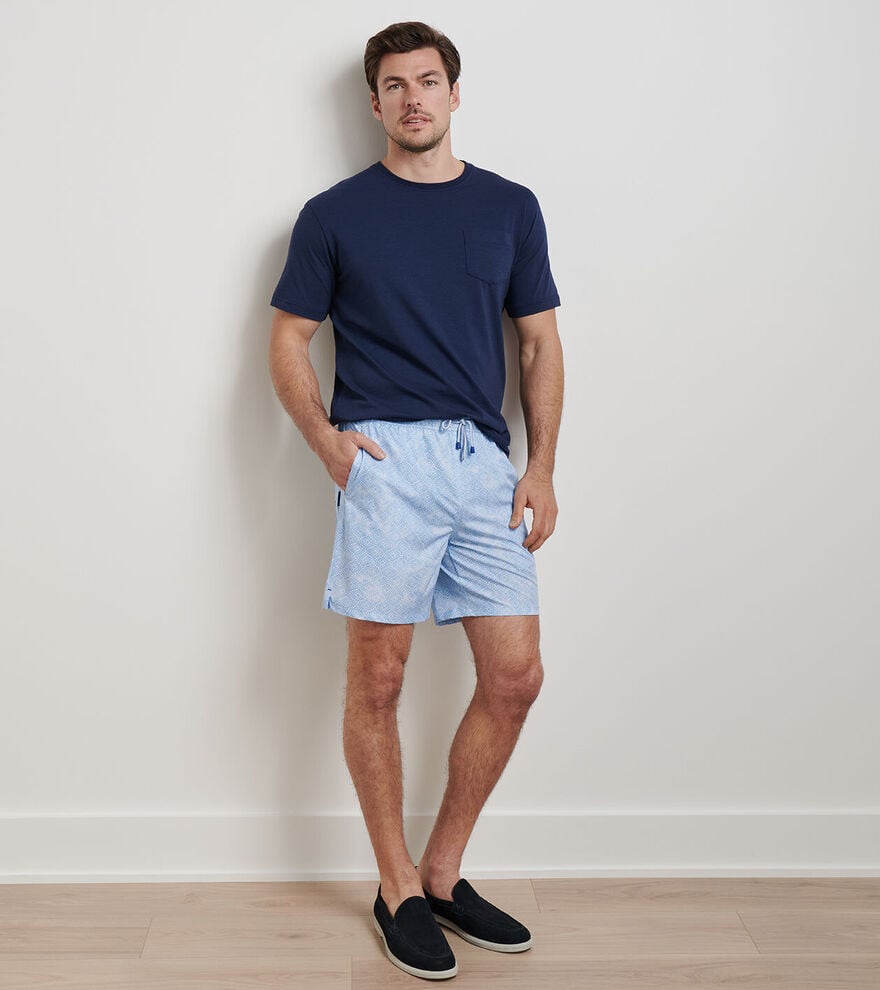 Peter Millar Sintra Swim Trunk In Cottage Blue
