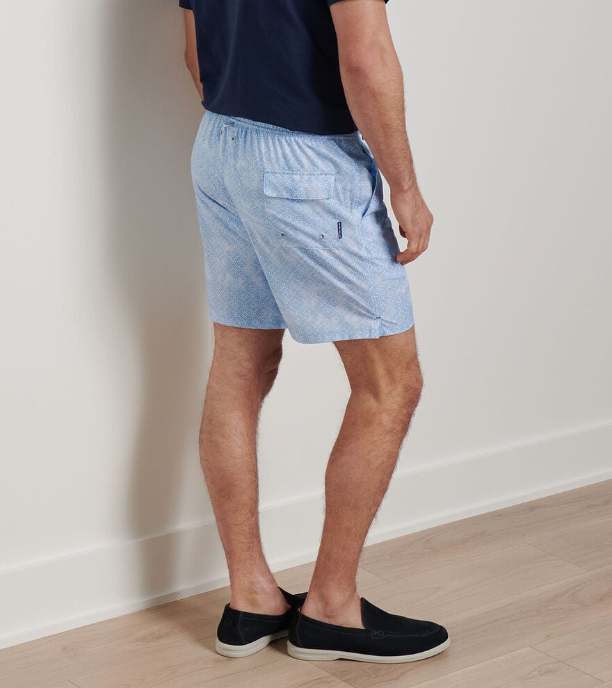 Peter Millar Sintra Swim Trunk In Cottage Blue