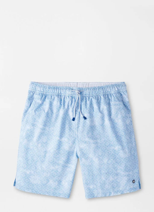 Peter Millar Sintra Swim Trunk In Cottage Blue