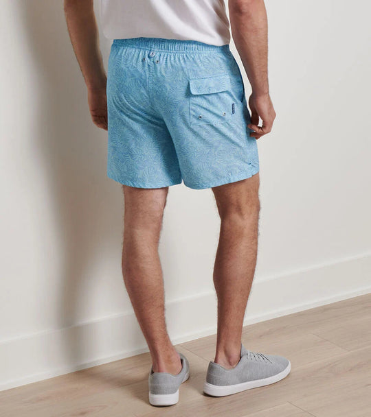 Peter Millar Tropics Swim Trunk In Cabana Blue