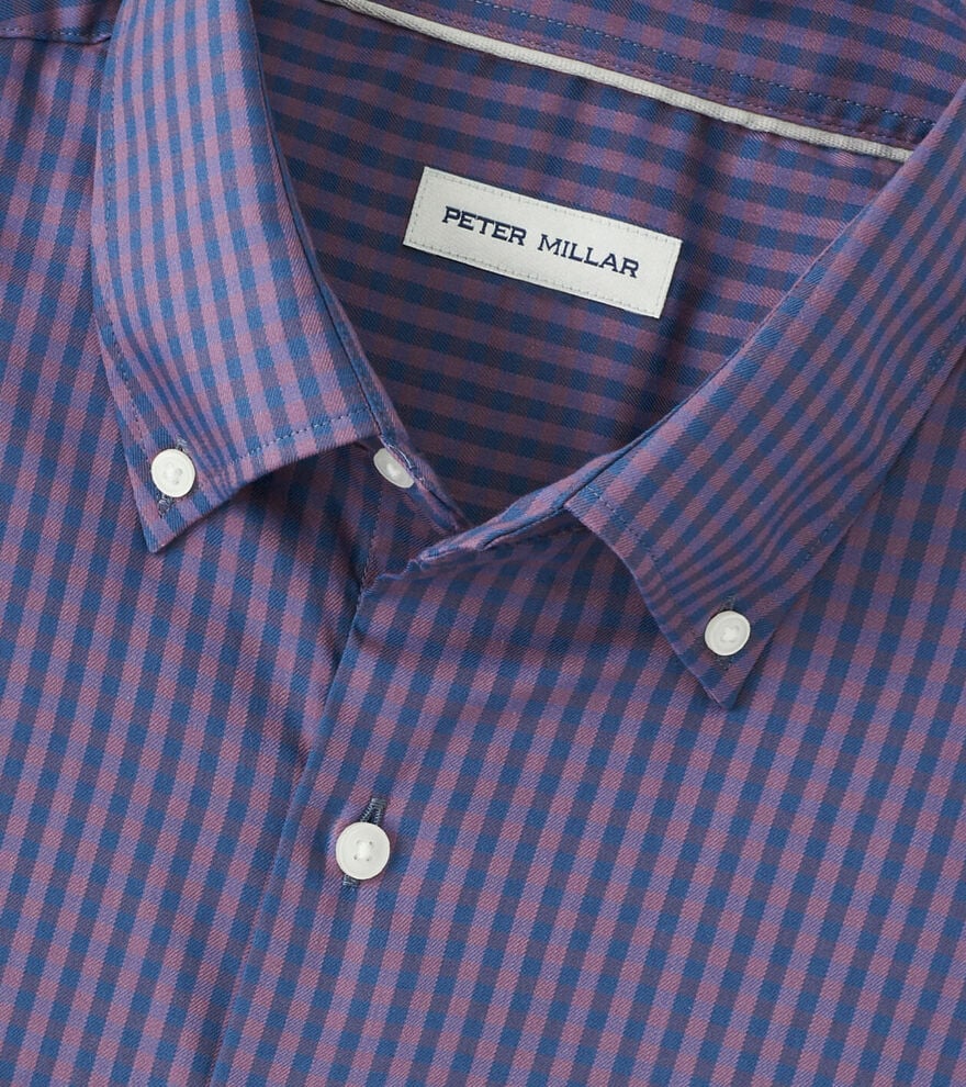 Conway Crown Lite Cotton Stretch Sport Shirt in Parisian Fig