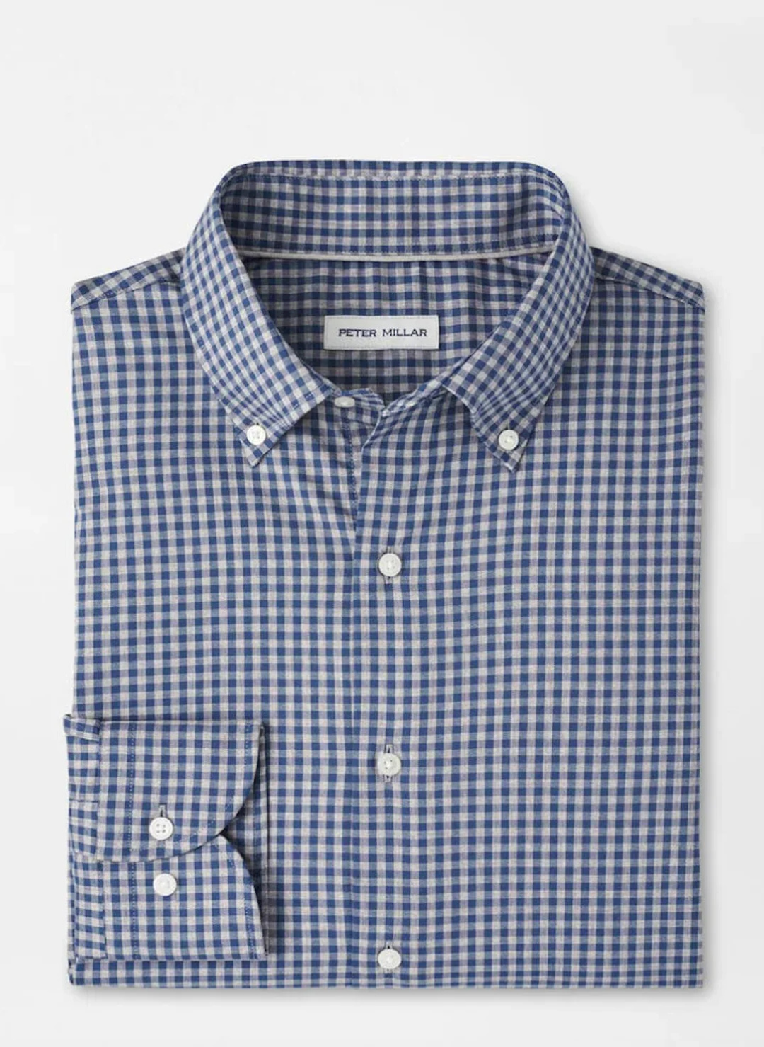 Conway Crown Lite Cotton Stretch Sport Shirt in Ruddy Blue