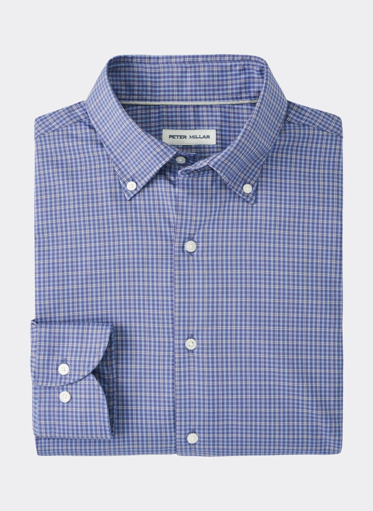Stowe Crown Lite Cotton-Stretch Sport Shirt in Deep Violet