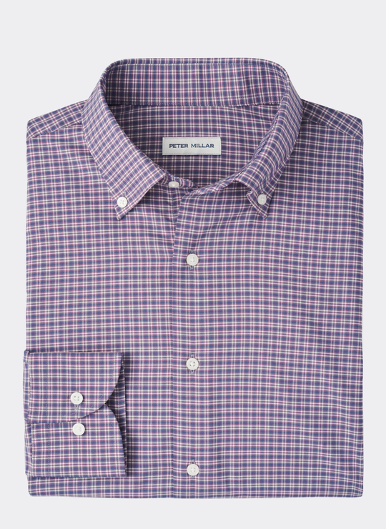 Petaluma Performance Twill Sport Shirt in Parisian Fig