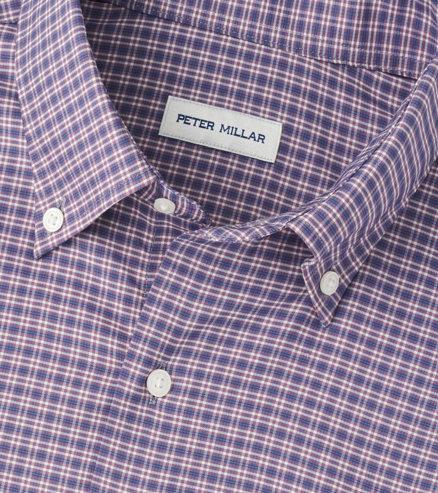 Petaluma Performance Twill Sport Shirt in Parisian Fig