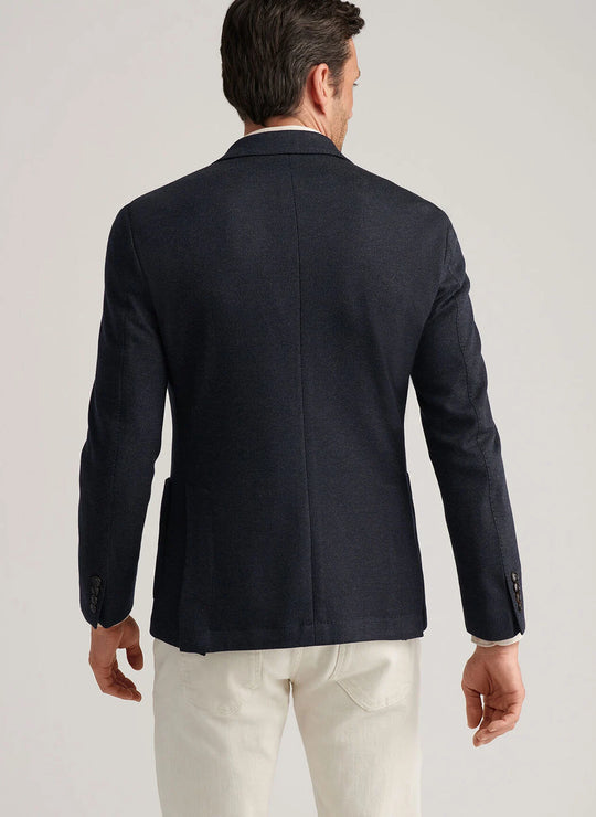 Peter Millar Roland Knit Soft Jacket In Dark Olive