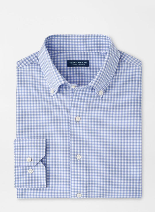 Peter Millar Mitchell Performance Poplin Sport Shirt In Wisteria