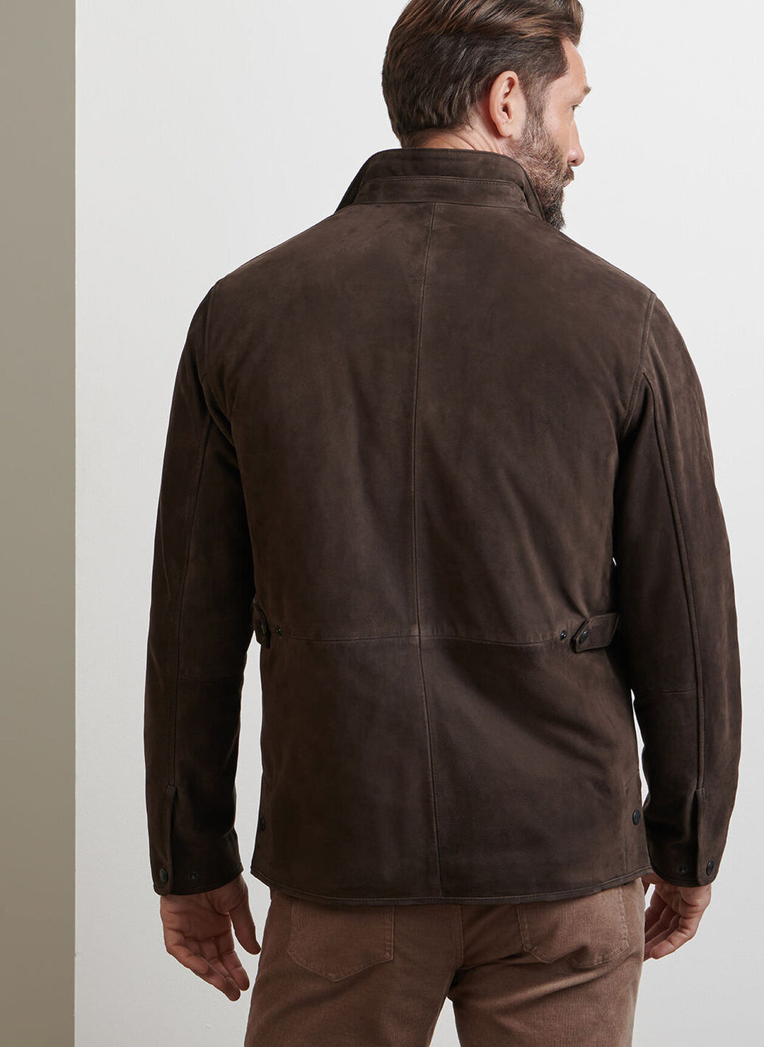 Peter Millar Norwalk Nubuck Coat Espresso