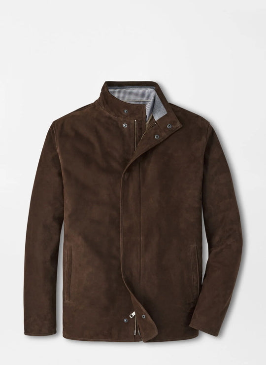Peter Millar Norwalk Nubuck Coat Espresso