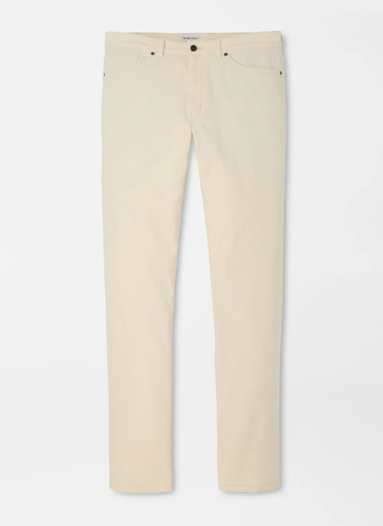 Classic Comfort Corduroy Five Pocket Pant In Ivory