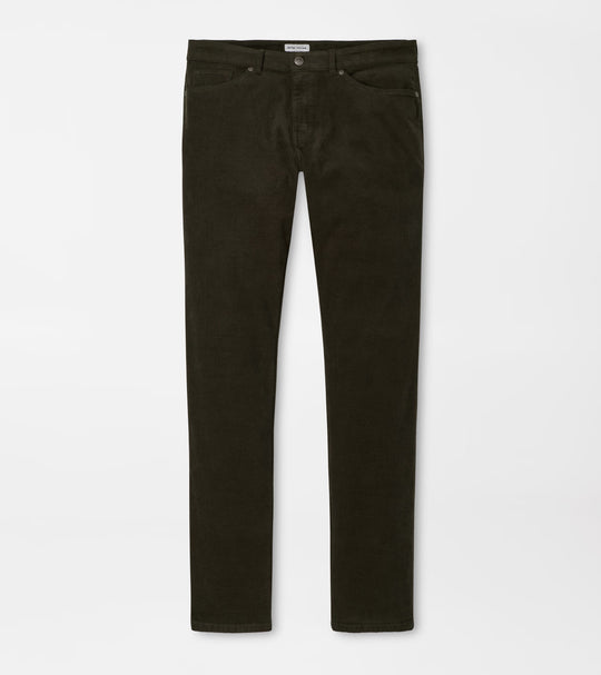 Classic Comfort Corduroy Five Pocket Pant In Olive