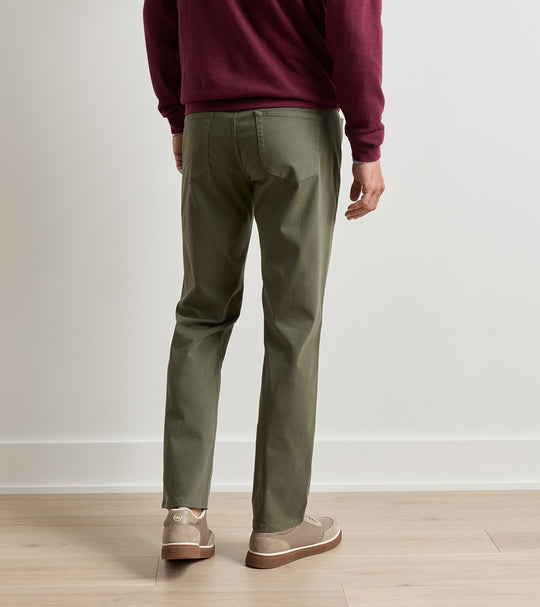 Signature Sateen Five-Pocket Pant In Fatigue
