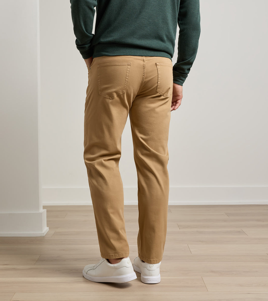 Signature Sateen Five-Pocket Pant In Peanut