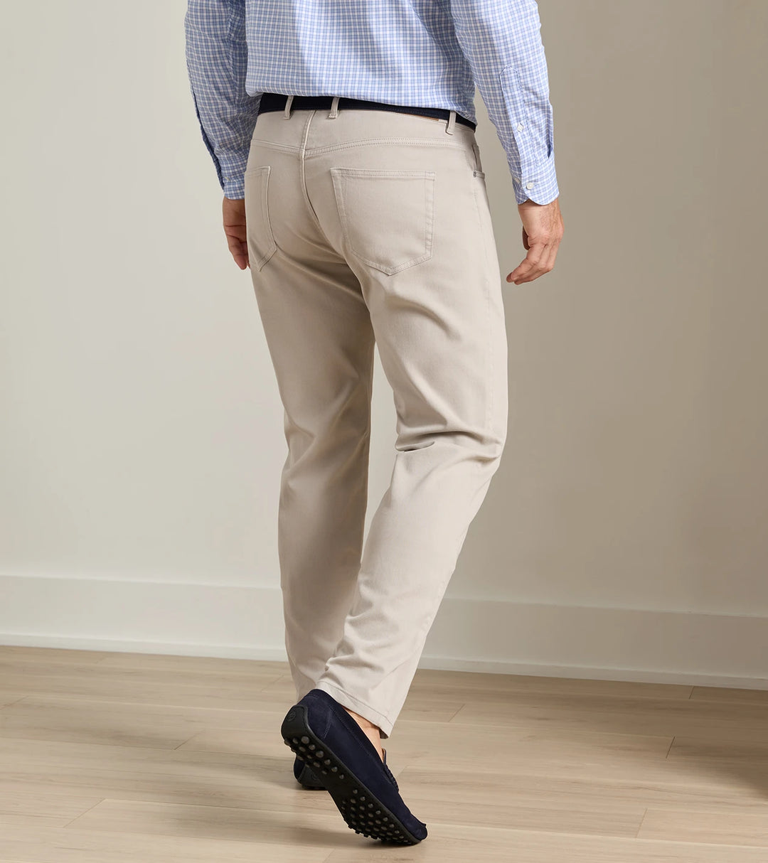 Crown Cotton Canvas Five-Pocket Pant In Battleship Grey