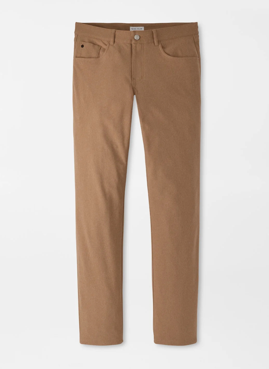 Brevard Performance Flannel Five-Pocket Pant In Dark Amber