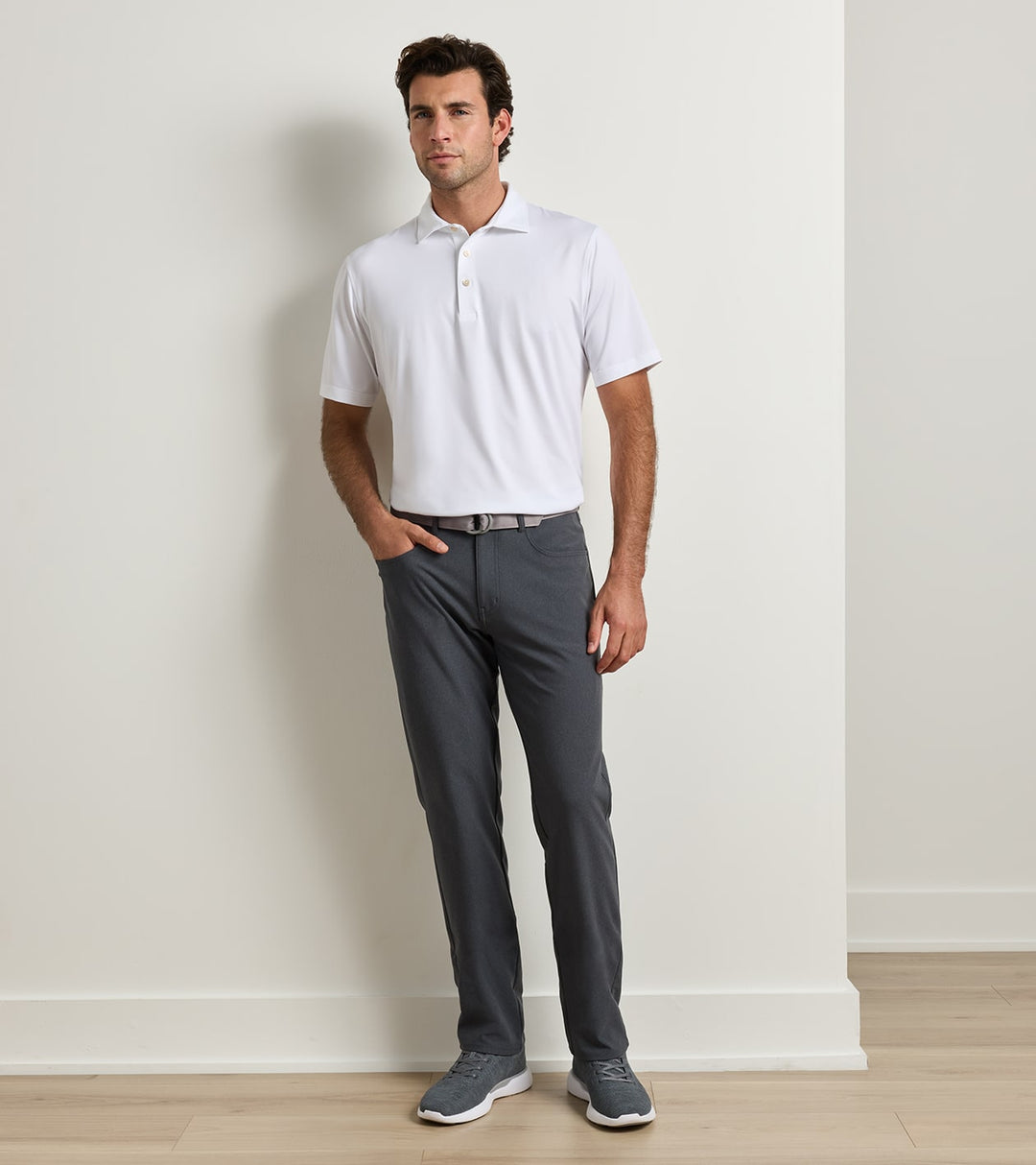 Brevard Performance Flannel Five-Pocket Pant Iridium