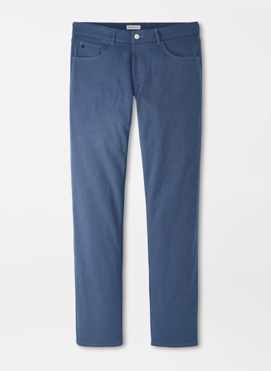 eb66 Melange Performance Five-Pocket Pant in Soft Navy