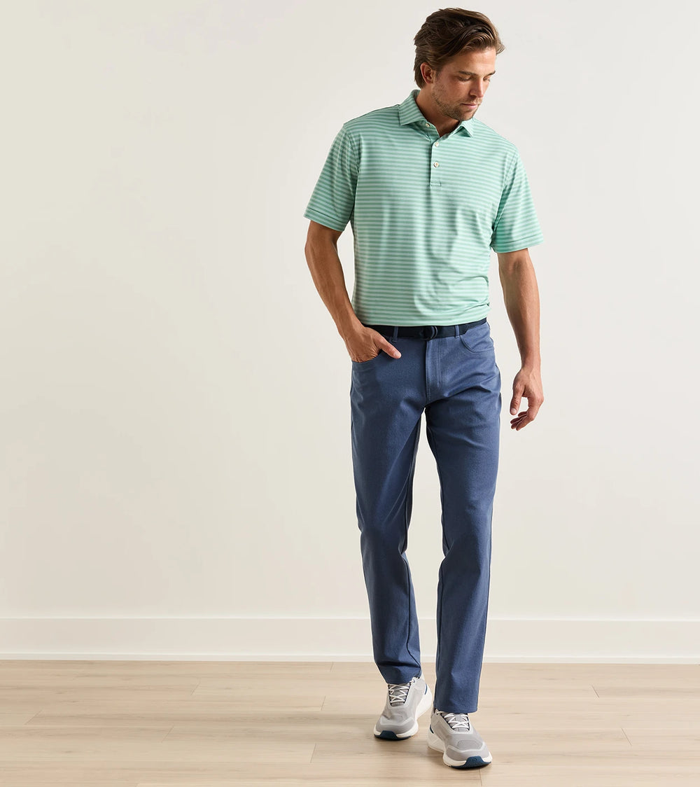 eb66 Melange Performance Five-Pocket Pant in Soft Navy