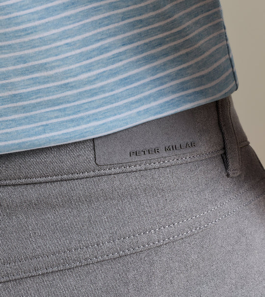 Eb66 Melange Performance Five-Pocket Pant In Smoke