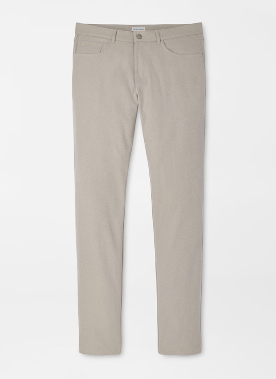 Eb66 Melange Performance Five-Pocket Pant In Sand