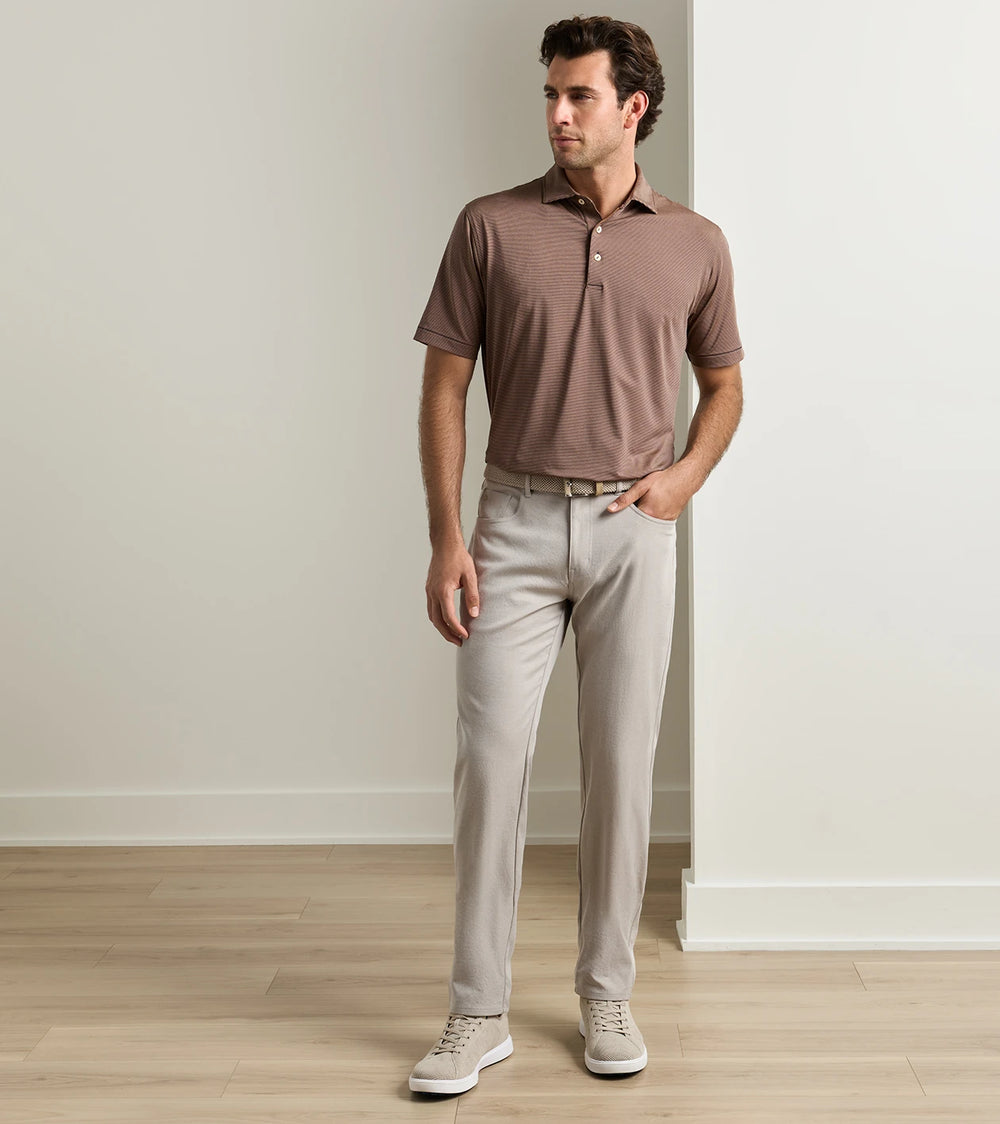 eb66 Melange Performance Five-Pocket Pant in Sand