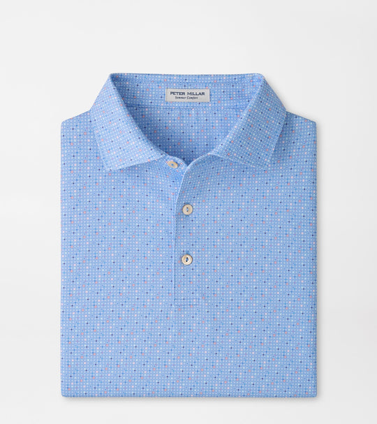 Rivington Performance Jersey Polo In Estate Blue