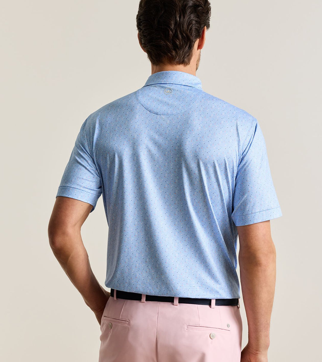 Rivington Performance Jersey Polo In Estate Blue