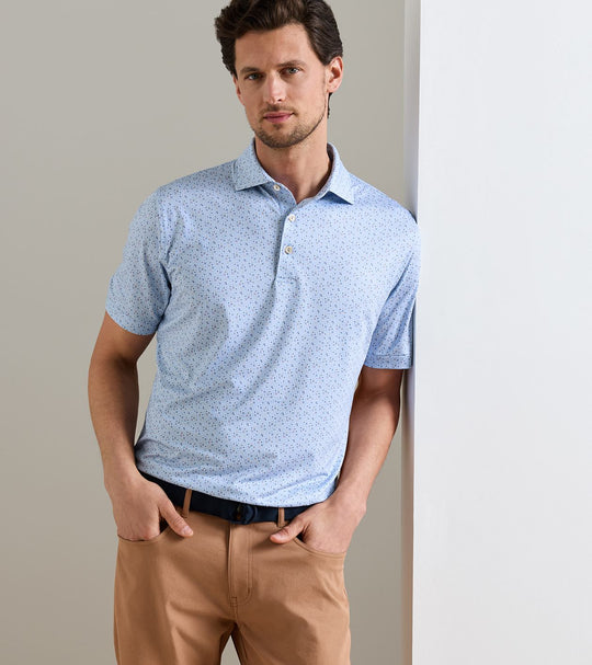 Rivington Performance Jersey Polo In Lakeside