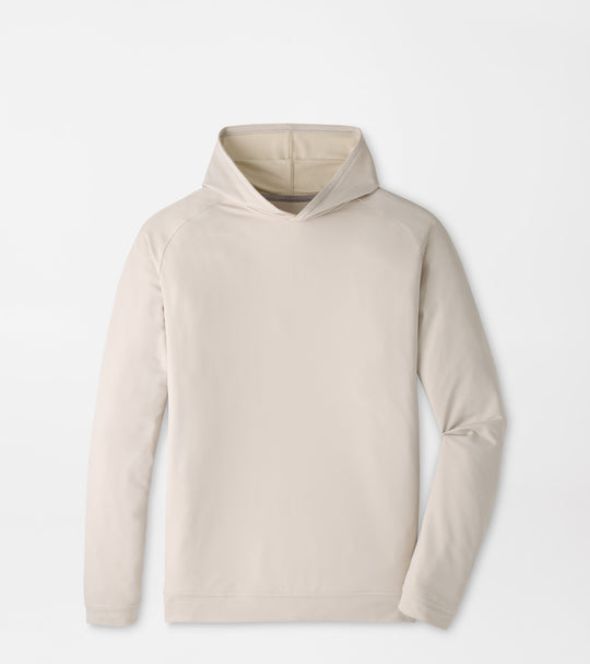 Pine Houndstooth Performance Hoodie In British Grey
